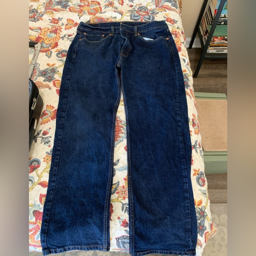 Levi's Dark Wash Denim Jeans 505